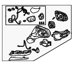 8791078502 - Body: Mirror Assembly for Lexus: NX250, NX350, NX350h, NX450h+ Image
