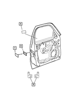 4894640AA - Labels: Door Glass Label for Mopar Image