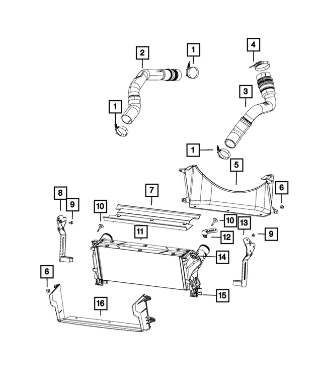 68069568AA - Cooling: Isolator Kit for Mopar Image image