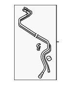 4G0131963C - Emission System: Inlet Tube for Audi Image
