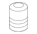 817383R500 - Body: Hood Bumper for Kia: Cadenza, EV6, K5, K900, Optima, Sedona, Soul EV, Sportage, Stinger Image