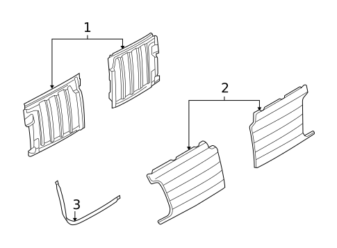 Door & Components for 2002 Lincoln Blackwood #2