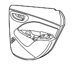 5XH03DX9AB - Body: Door Trim Panel for Dodge: Dart Image