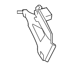 6165378010 - Body: Lower Quarter Trim Bracket for Lexus: NX200t, NX300, NX300h Image