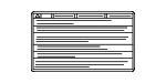167930V010 - Body: Caution Label for Toyota Image image