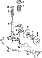 1243321020 - : Steering Arm for Mercedes-Benz Image
