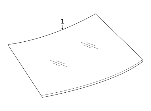 Glass - Lift Gate for 2005 Chevrolet Malibu #0