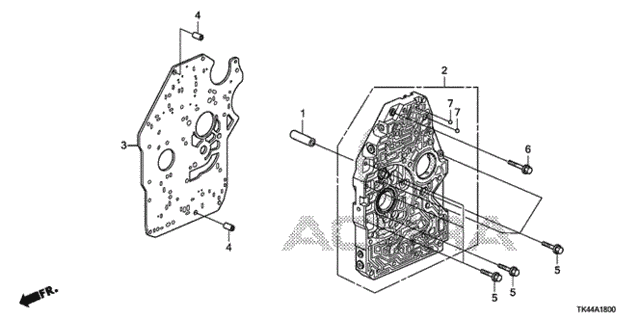AT Main Valve Body (6AT) for 2012 Acura TL #0