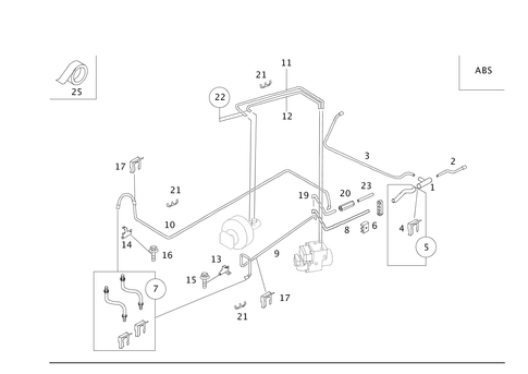 Brake Lines for 2019 Smart EQ fortwo #0