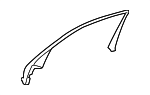 20272502718F20 - Body: Window Trim for Mercedes-Benz Image