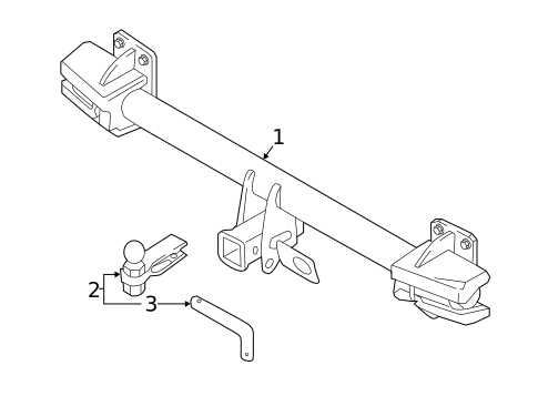 Trailer Hitch Components for 2021 Volvo XC60 #0