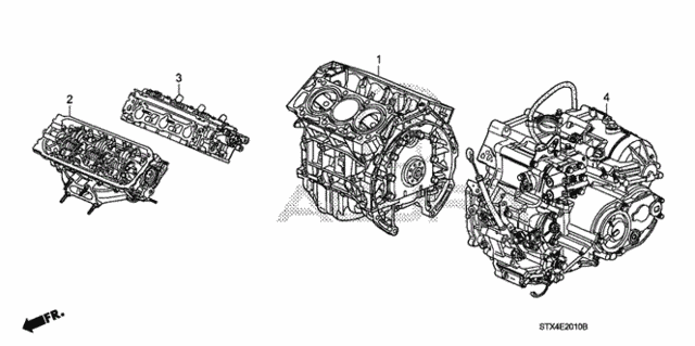 Engine Assy. - Transmission Assy. for 2012 Acura MDX #0