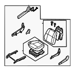 870000W020 - Body: Seat Assembly for Nissan Image