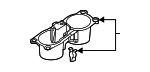 83434T20A01ZA - Body: Cup Holder for Honda Image
