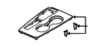 83431T20A01ZC - Body: Shift Panel for Honda Image