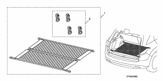 Cargo Net for 2013 Acura RDX #0