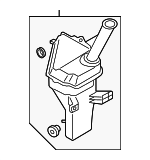 98611PI000 - : Washer Reservoir for Hyundai: Ioniq 5 Image