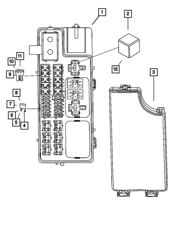 « 4692207AI – Electrical : Module D'alimentation électrique Complètement Intégré Module pour Mopar Image »