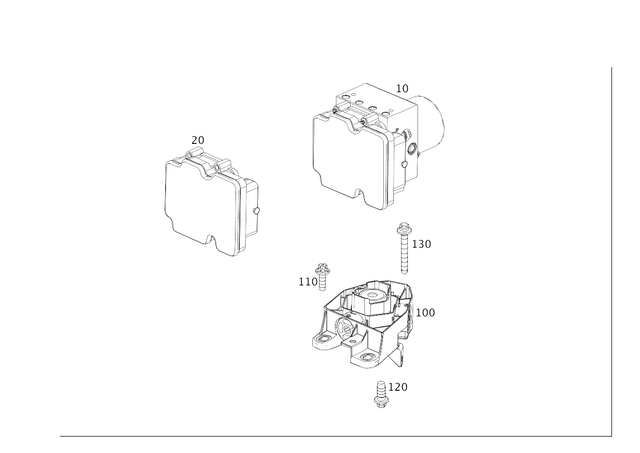 2224311840 - Brakes: Holder for Mercedes-Benz: Maybach S550, Maybach S560, Maybach S600, Maybach S650, S450, S550, S550e, S560, S600, S63 AMG, S65 AMG Image image