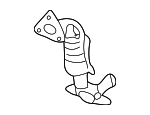 6180PHMA00 - Exhaust: Pre-converter for Honda: Insight Image