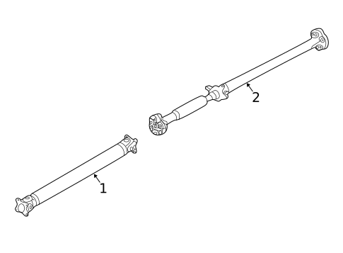 Drive Shaft for 2020 Kia K900 #0