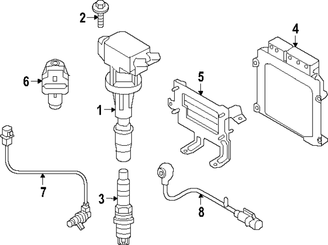 2730108HA0 - : Ignition Coil for Kia Image