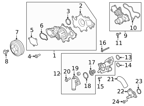 Radiator & Components for 2022 Lincoln Navigator #2