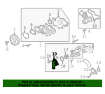 HL3Z-8A586-C - Engine Coolant Thermostat Kit 2017-2024 Ford | Ford ...