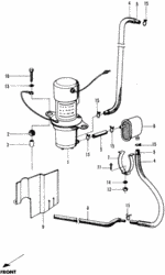 16910538000 - : Stay, Fuel Strainer for Honda Image