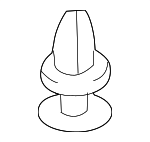 119897678 - Body: Body D-Pillar Trim Panel Clip for Mercedes-Benz Image