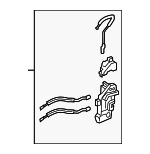 81320B1020 - Body: Lock Assembly for Hyundai Image