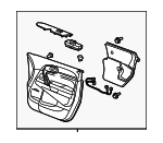 23143901 - : 2013 2014 Buick Enclave - Door Trim Panel for Buick: Enclave Image