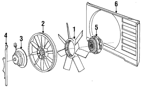 Fan for 1985 Volvo 760 #0