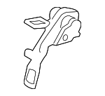 52207317712 - Body: Seat Back Recliner Adjustment Handle for Mini Image image