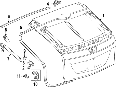 Liftgate for 2023 Cadillac LYRIQ #0