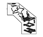 85077160 - Body: Seat Frame for GM Image