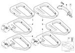 51168186977 - : Cover, Gear Selecting Lever for BMW Image