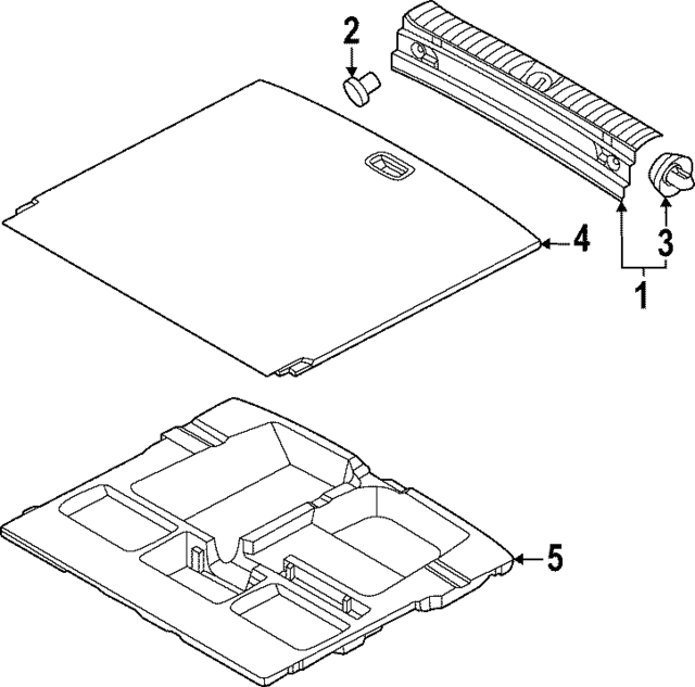 85715P1000 - : Luggage Cover for Kia Image