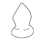 8659028000 - Body: Bumper Cover Retainer for Genesis: Electrified G80, G80, G90 | Hyundai: Accent, Azera, Elantra, Elantra Coupe, Elantra GT, Elantra N, Entourage, Equus, Genesis, Genesis Coupe, Ioniq, Ioniq 6, Santa Cruz, Santa Fe, Santa Fe Sport, Santa Fe XL, Sonata, Tiburon, Tucson, Veloster, Veracruz, XG300, XG350 Image