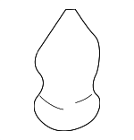 866992D000 - Body: Bumper Cover Retainer for Hyundai: Elantra, Entourage, Sonata, Tiburon, XG300, XG350 Image