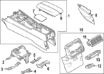 VA4064420G2B - Body: Console for Mazda Image