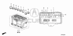 39794SDAA02 - Electrical/Exhaust/Heater/Fuel: RELAY ASSY., POWER (MICRO ISO)(DENSO) for Acura Image