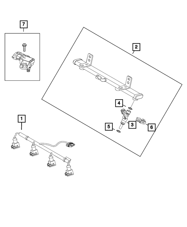 « 68363863AA – Fuel : Injecteur Cablage pour Mopar Image »