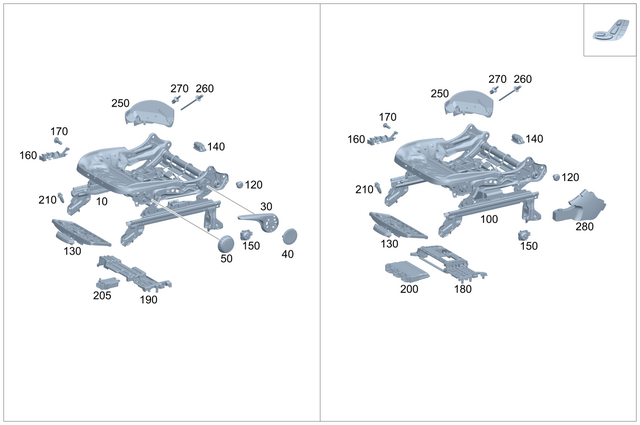 9107005 - Driver Seat: Height Adjustment for Mercedes-Benz: 180b, GLA250, GLA35 AMG, GLA45 AMG, GLB250, GLB35 AMG Image image