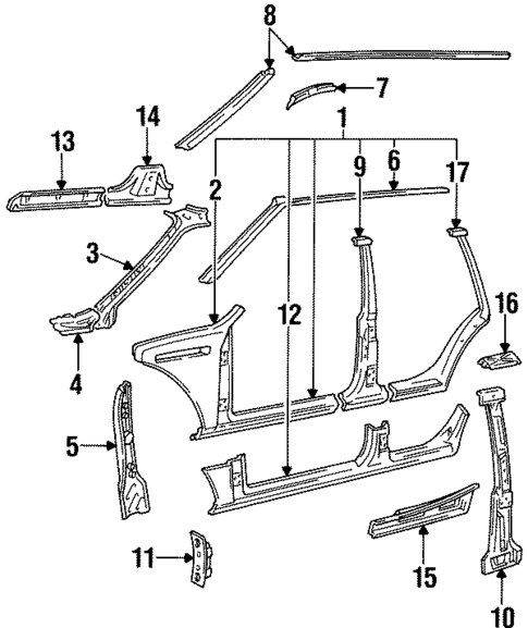 Uniside for 1994 Volvo 960 #0