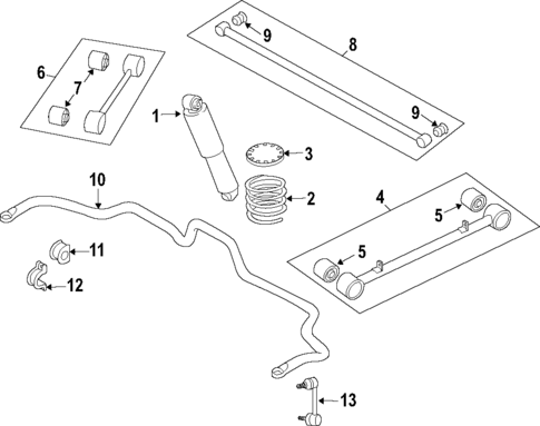 Rear Suspension for 2009 Kia Sorento #0