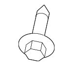 9015960477 - Body: Bumper Cover Bolt for Lexus: ES250, ES300h, ES350, GS F, GS Turbo, GS200t, GS300, GS350, GS430, GS450h, GS460, GX550, HS250h, IS F, IS250, IS300, IS350, IS500, LS430, LS500, LS500h, LX470, LX600, LX700h, NX250, NX350, NX350h, NX450h+, RC F, RC300, RC350, RX350, RX350h, RX350L, RX450h, RX450h+, RX450hL, RX500h, RZ300e, RZ450e Image