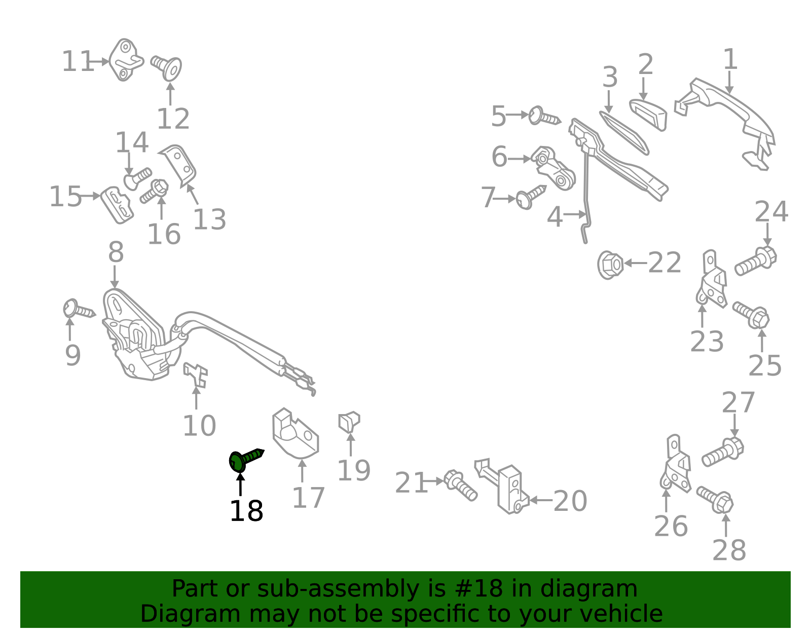 9986-50-516 - Handle, Inside Screw - 2002-2025 Mazda | Mazda Swag