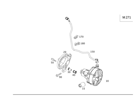 Air Pump for 2012 Mercedes-Benz C250 #0