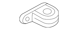 N0206473 - HVAC: A/C Refrigerant Line Bracket for Porsche Image